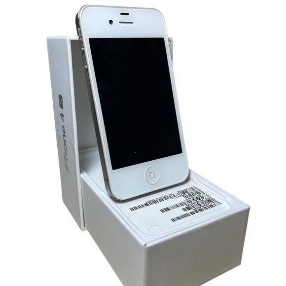 Apple iPhone4s a1387 16 GB White Unlocked Reset boxed Model MD277LL/A cell phone - Picture 1 of 16